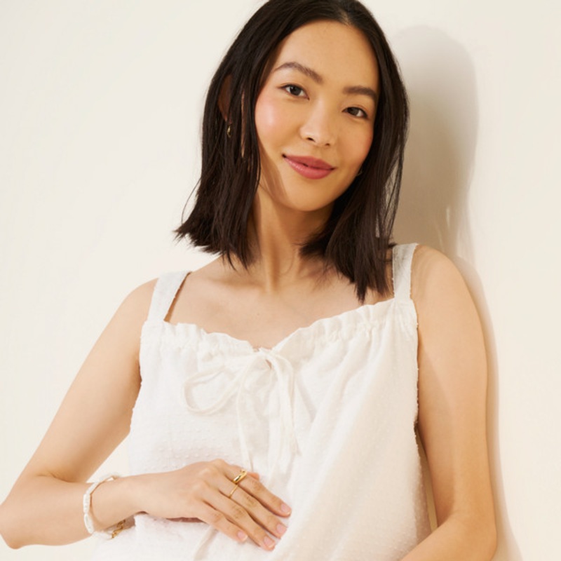 Maternity Swiss Dot Tank Top