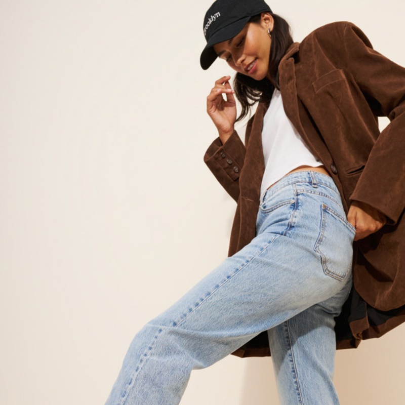 Peyton High-Rise Straight-Leg Jeans