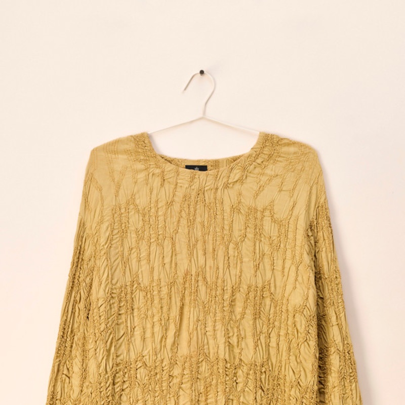 Vintage Nuno Crinkle Tunic