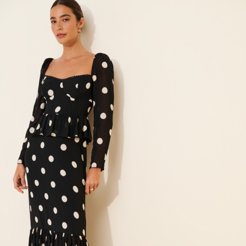 Zandra Polka Dot Dress