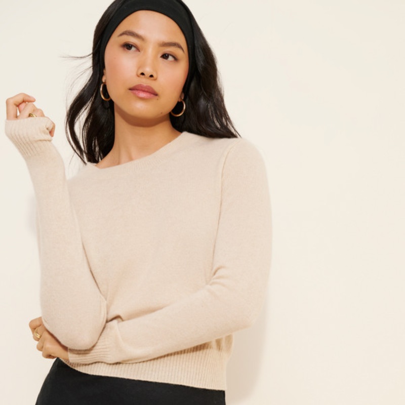 Dana Cashmere Crew Sweater