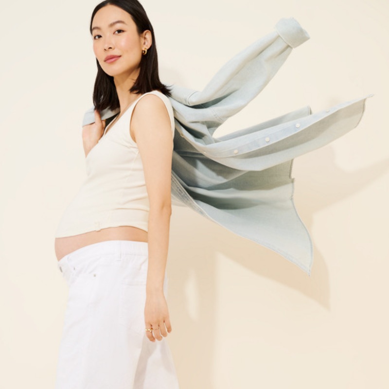 Maternity Slouch Under The Belly Jeans