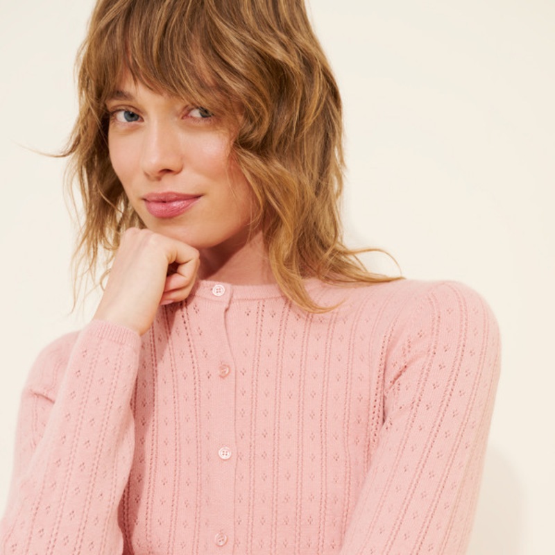 Sandy Pointelle Cardigan