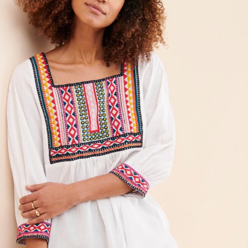 Abigail Embroidered Tunic