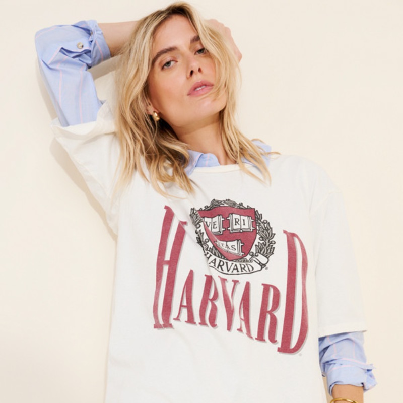 Harvard University Oversized Graphic Tee