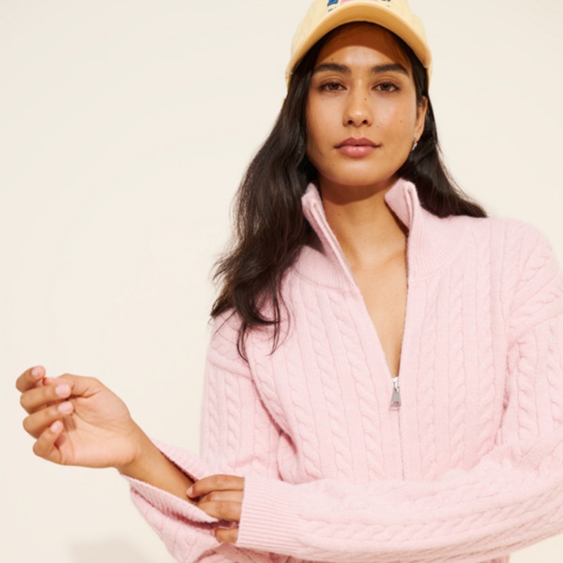 Two Way Zipper Cardigan