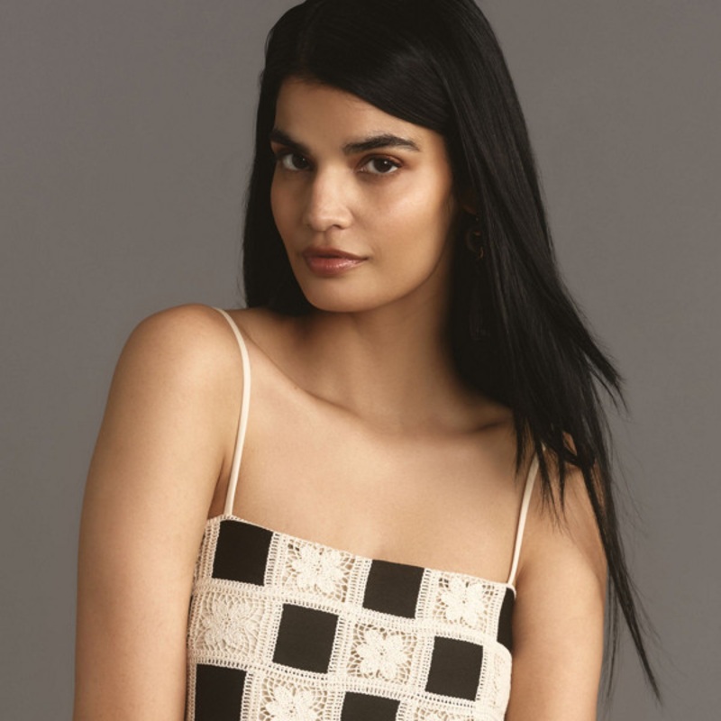 Crochet Checked Tank