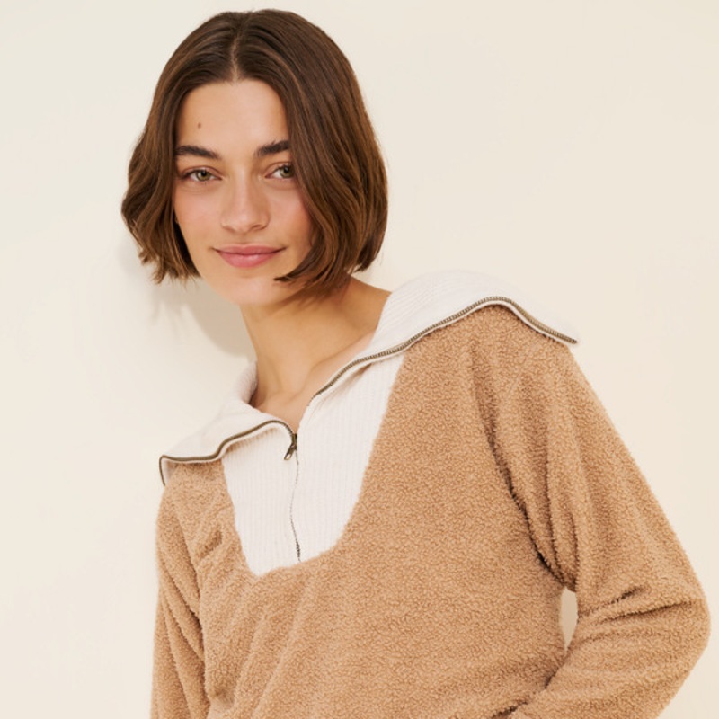 Sherpa Half-Zip Pullover