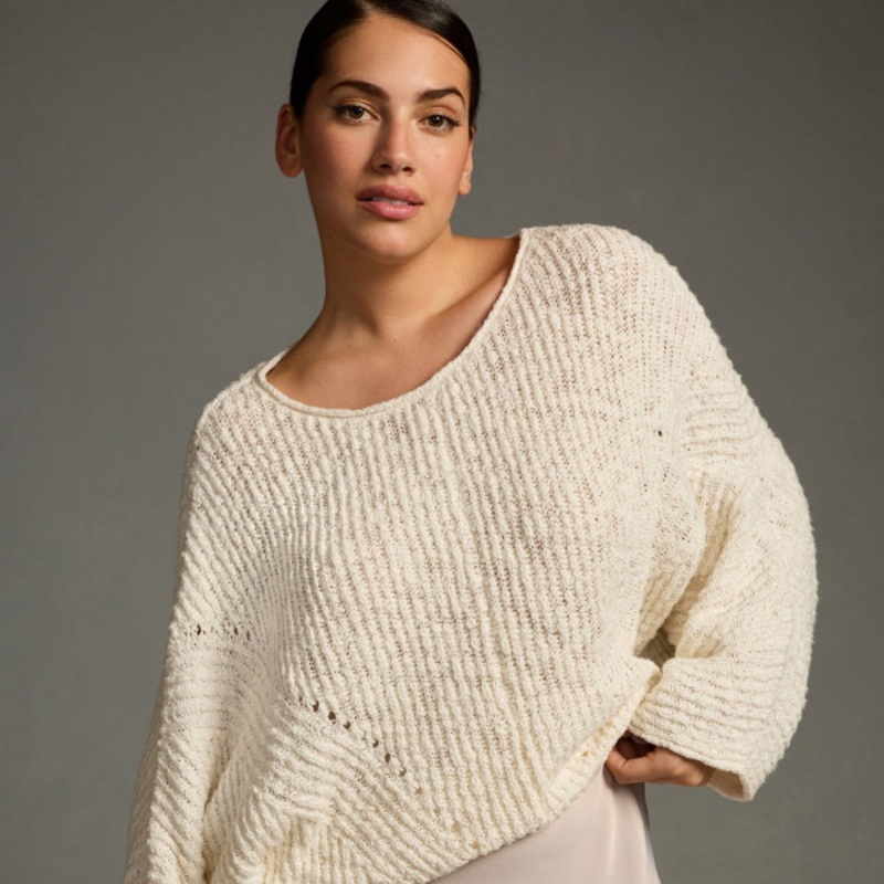 Crewneck Batwing Sweater