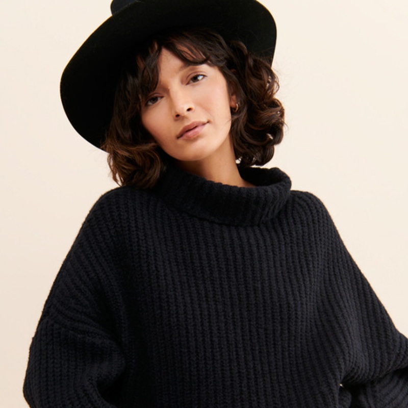 Athena Cowl Neck Sweater