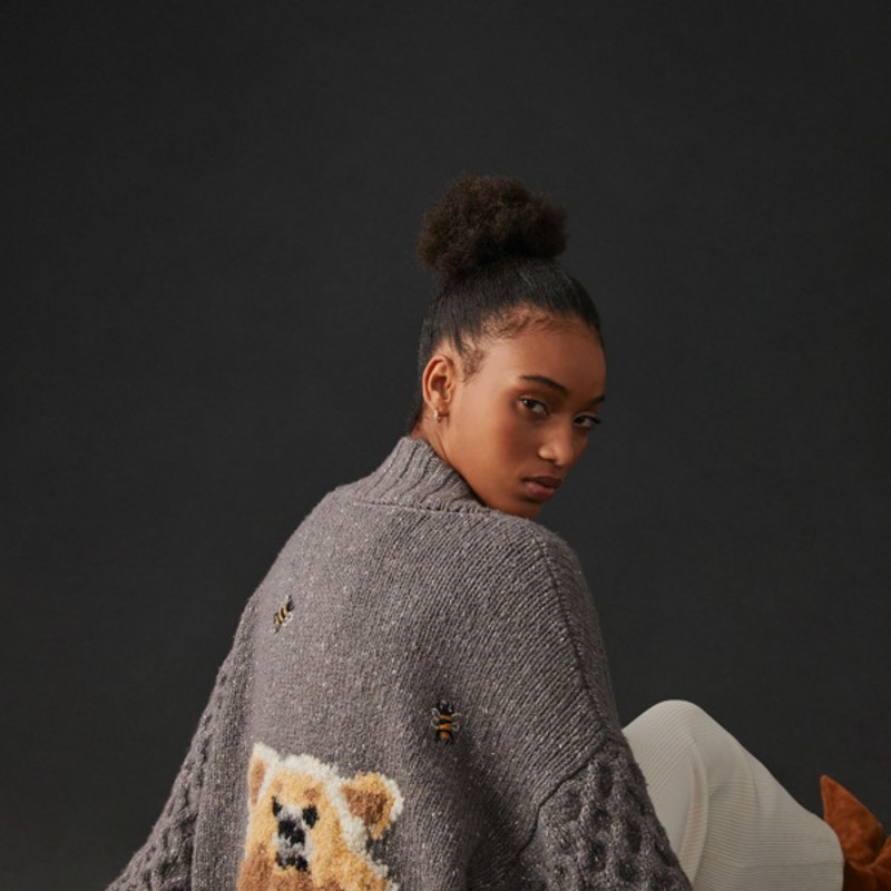 Bear Cardigan Sweater