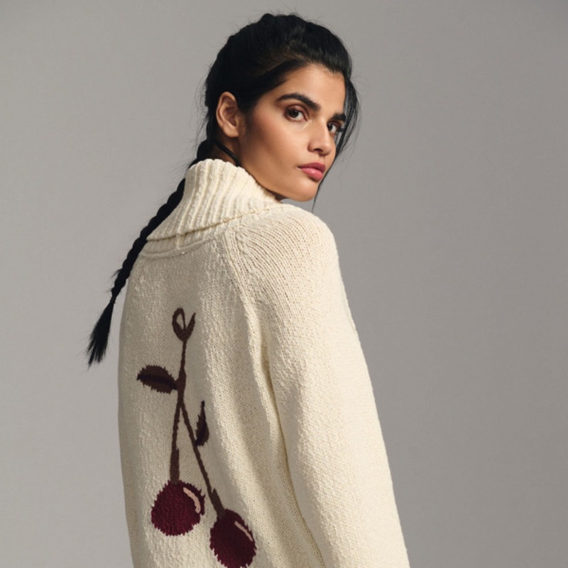 Cherry Cardigan Sweater