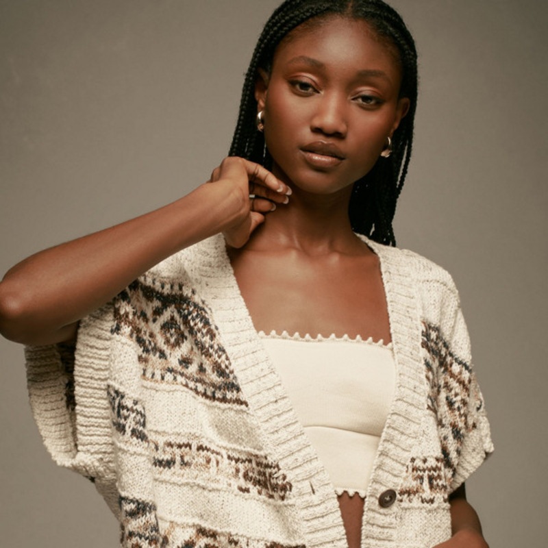 Cocoon Cardigan Sweater Vest