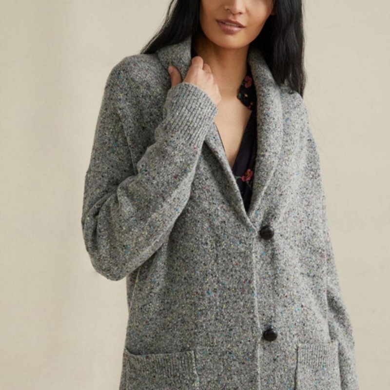 Speckled Shawl Cardigan