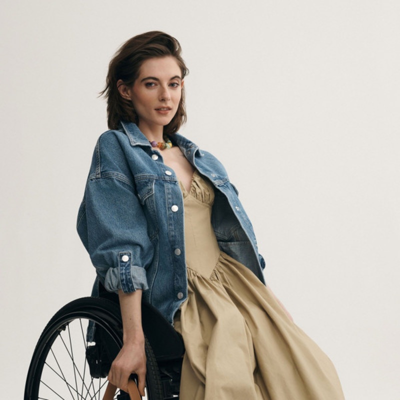 Adaptive Boyfriend Denim Trucker Jacket