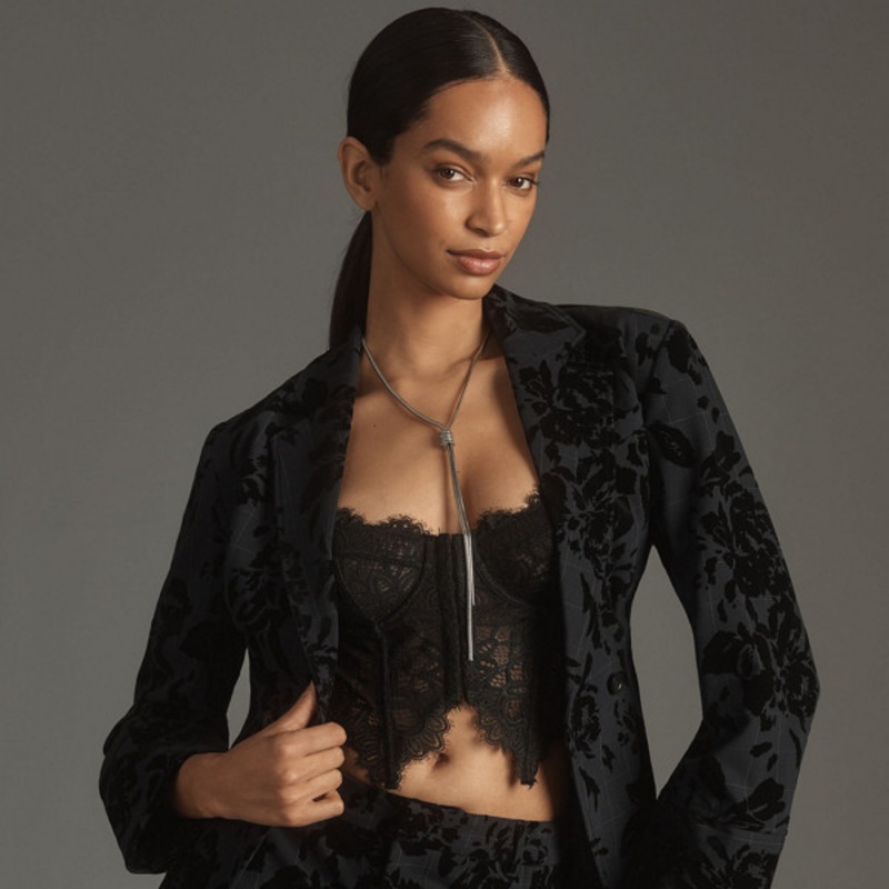 Floral Menswear Blazer