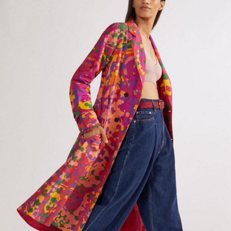Abstract Duster Jacket