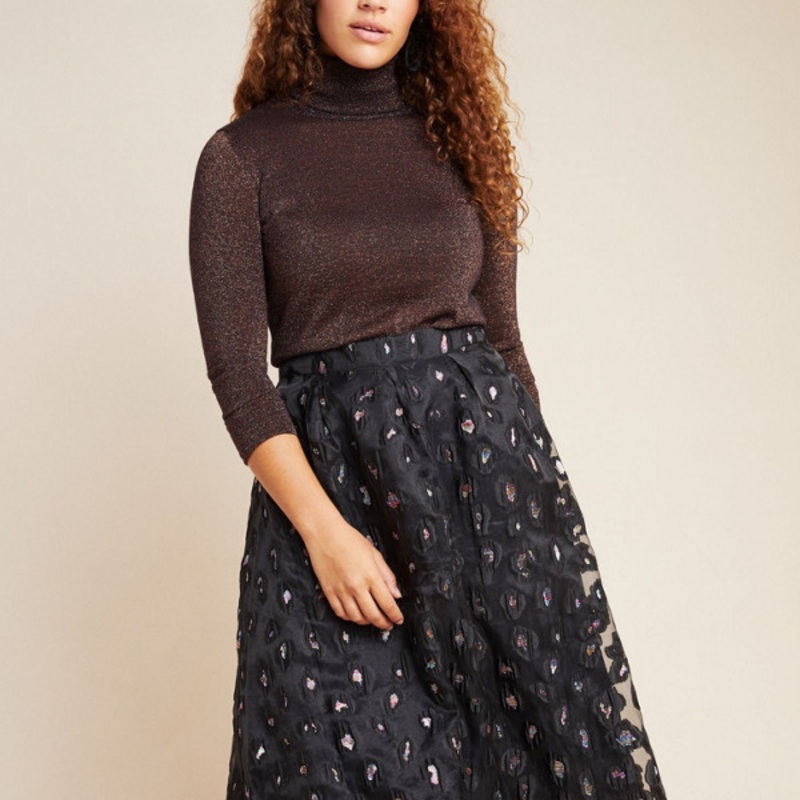 Aubrey Jacquard Maxi Skirt