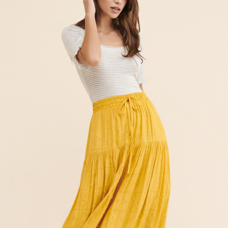 Carnacion Textured Maxi Skirt