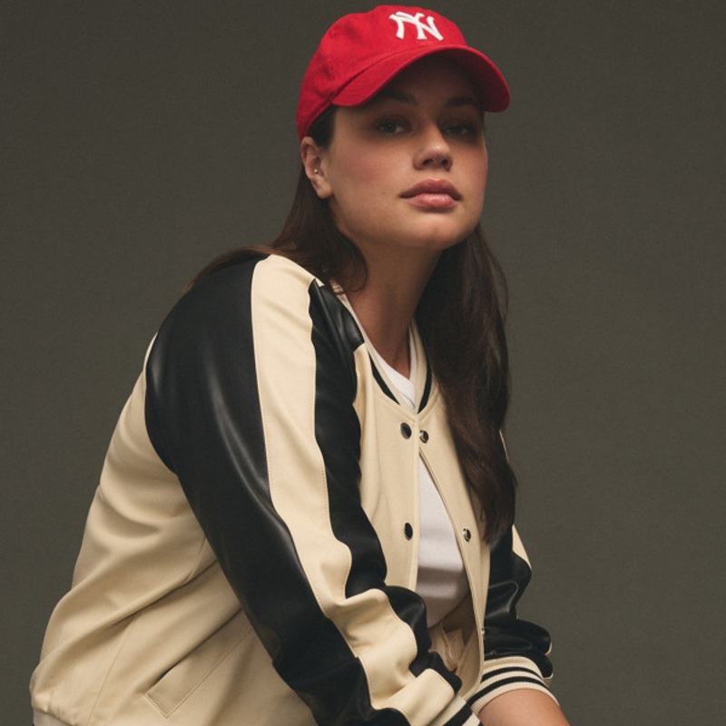 Colorblock Vegan Leather Bomber Jacket