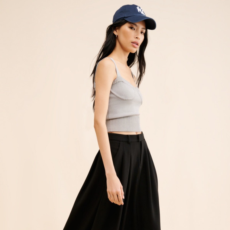 The Avery Pleated Maxi Skirt