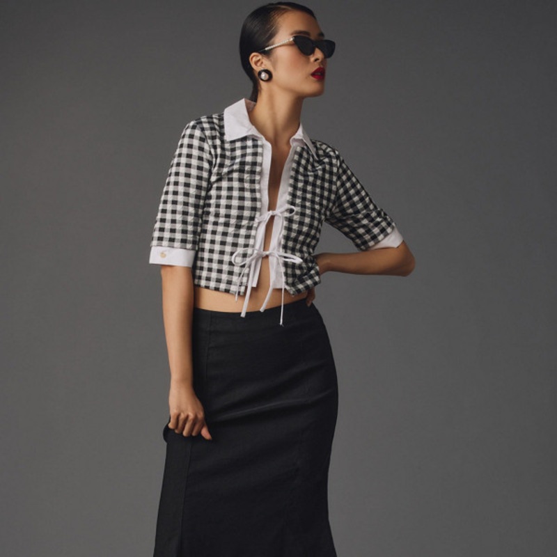 The Cecily Fit & Flare Midi Skirt