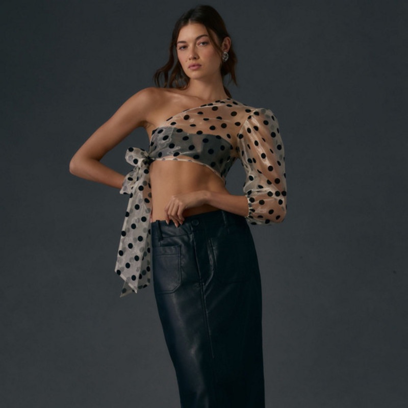The Colette Vegan Leather Maxi Skirt