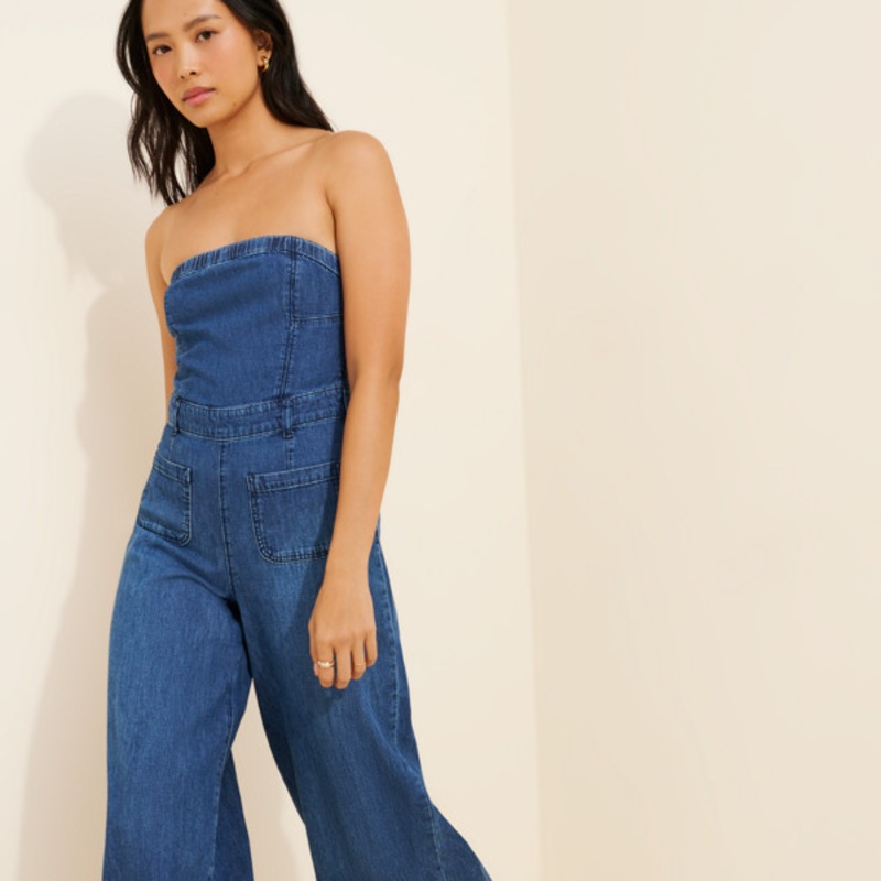 The Skipper Strapless Jumpsuit