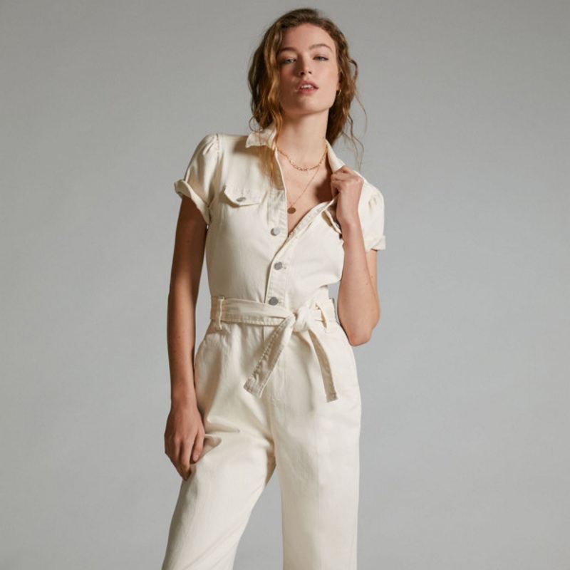 Anessa Puff-Sleeve Coveralls