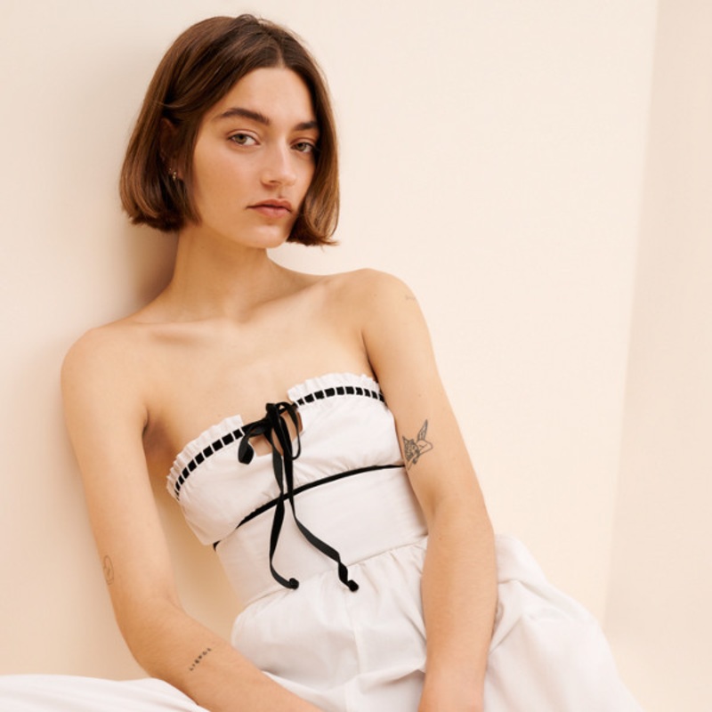 Bustier Strapless Jumpsuit