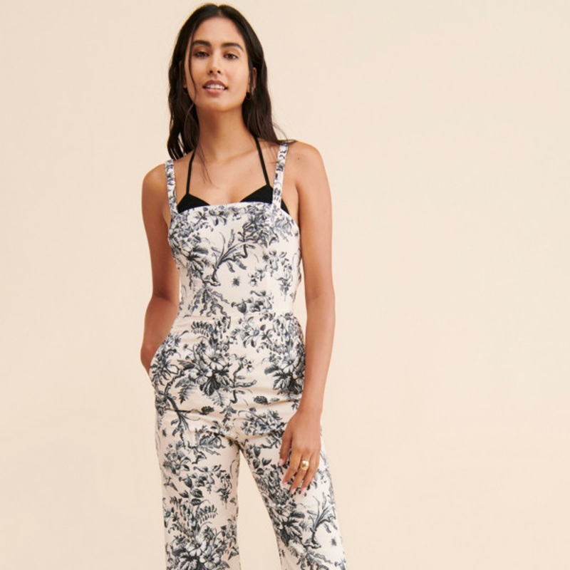 Floral Strappy Jumpsuit
