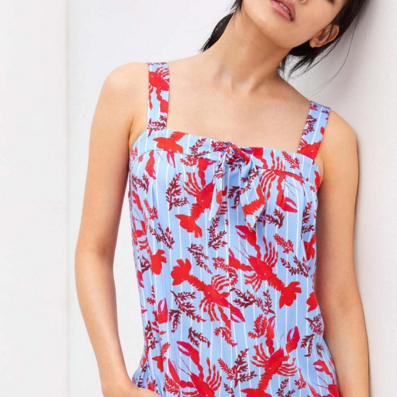 Lobster Print Romper