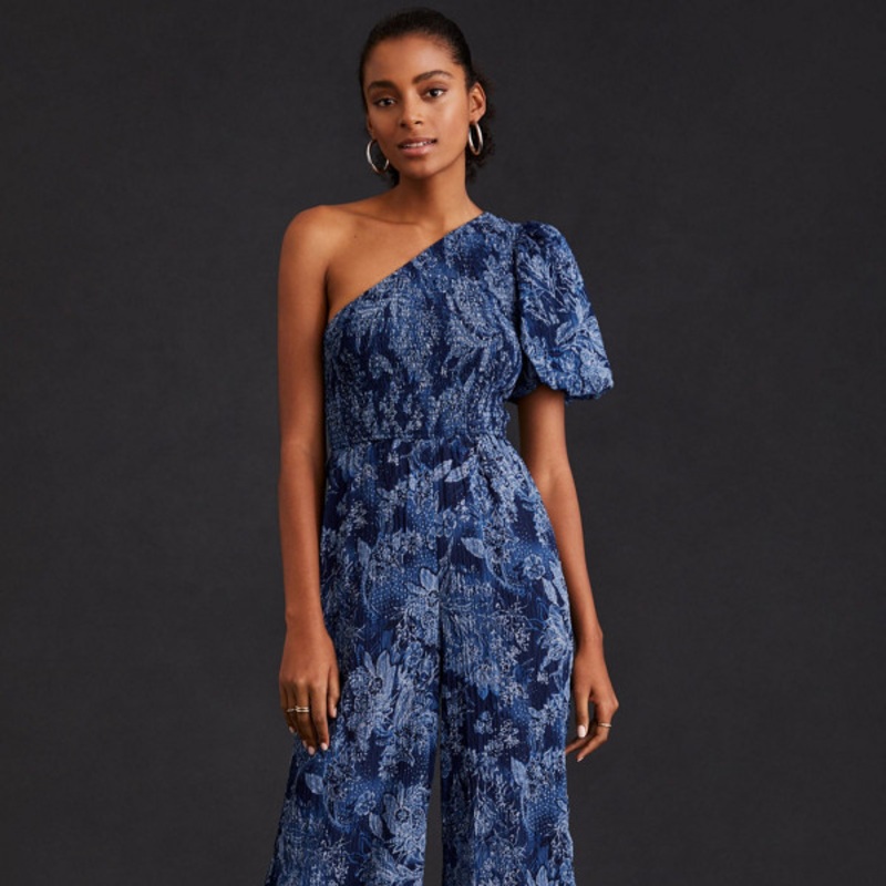One-Shoulder Wide-Leg Jumpsuit