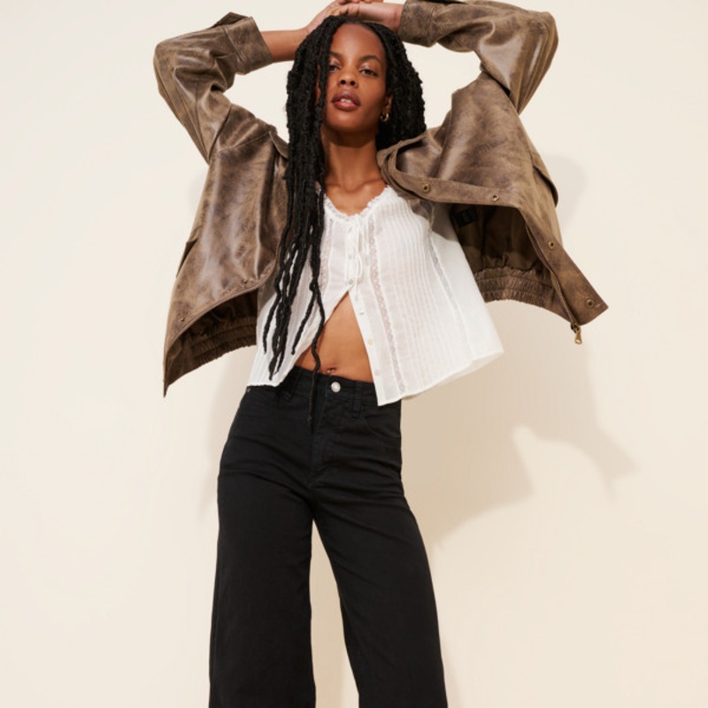 The Jada High-Rise Wide-Leg Jeans