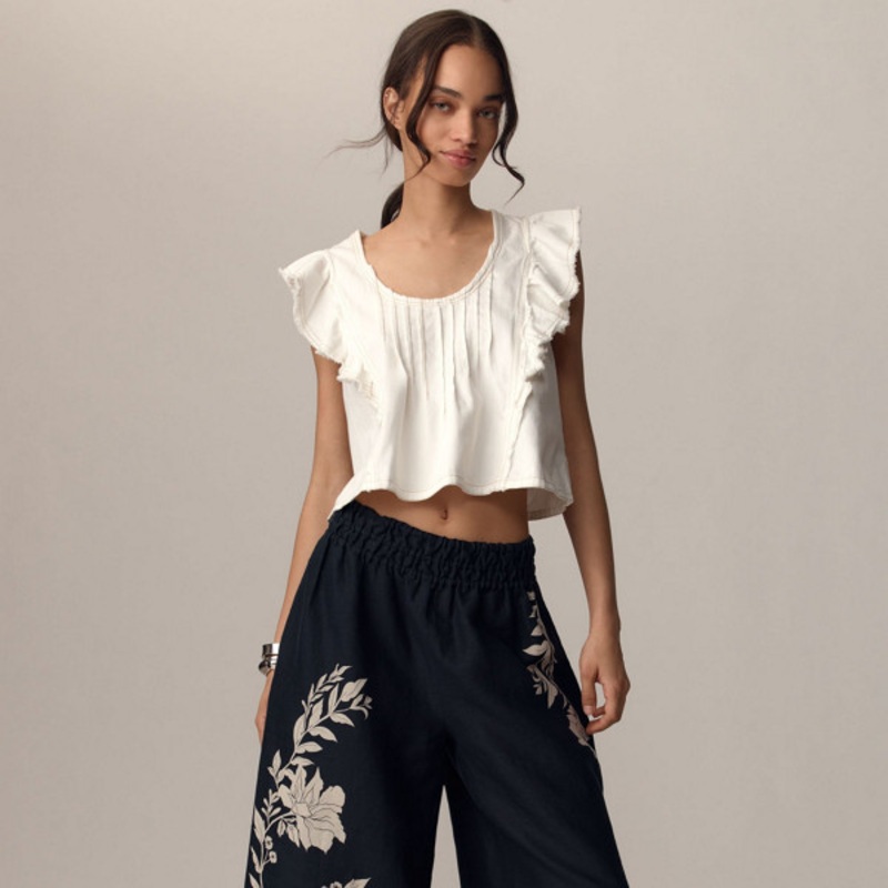 The Somerset Pull-on Pants: Printed Linen Edition