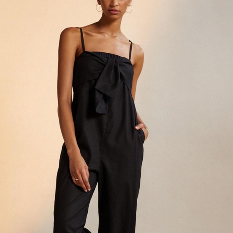 Breezy Bow-Tie Jumpsuit