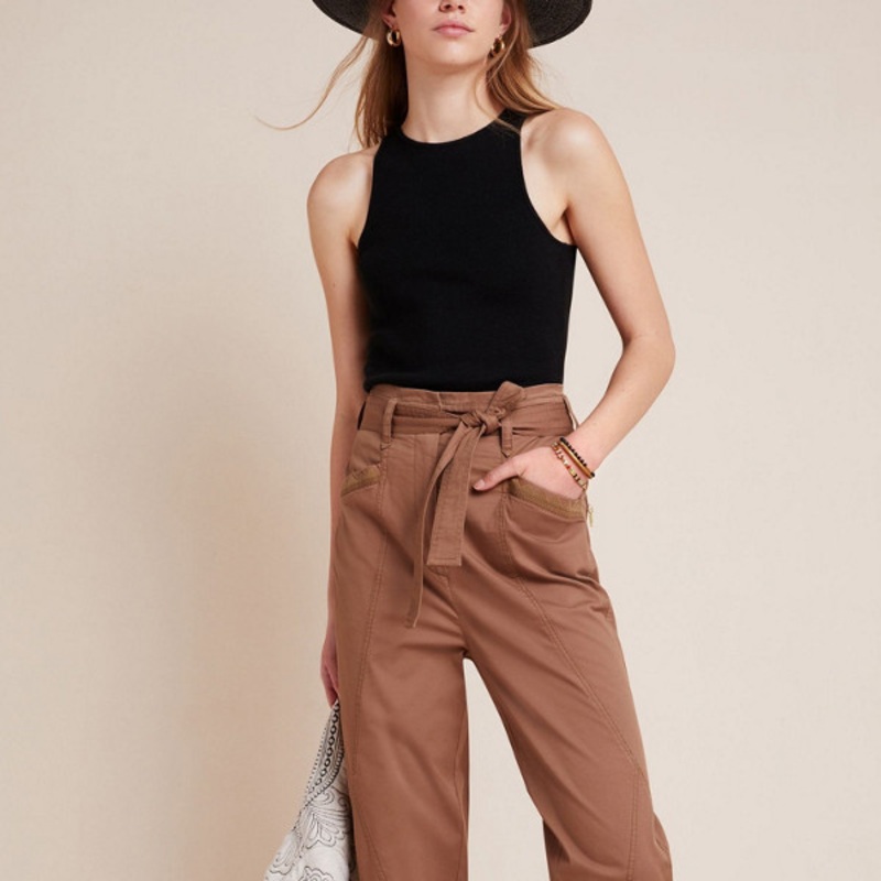 Ellie Embroidered Utility Pants
