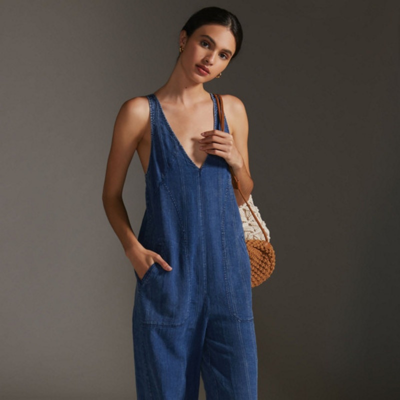 Relaxed Wide Leg Jumpsuit