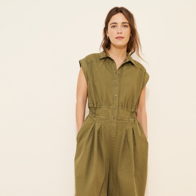 Shirting Parachute Jumpsuit