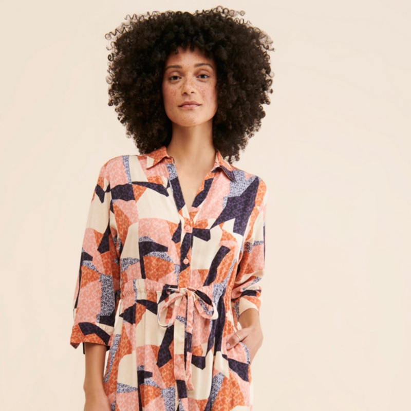 Abstract Shirtdress