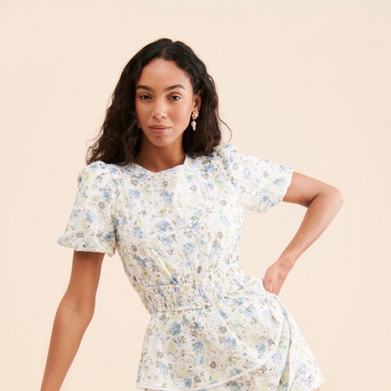 Elisa Printed Romper