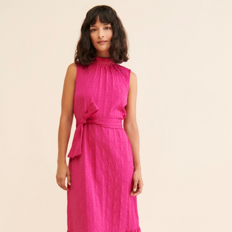 Andresa Flounced Maxi Dress