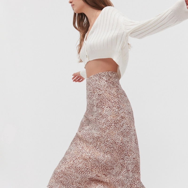 Rowan Satin Slip Skirt