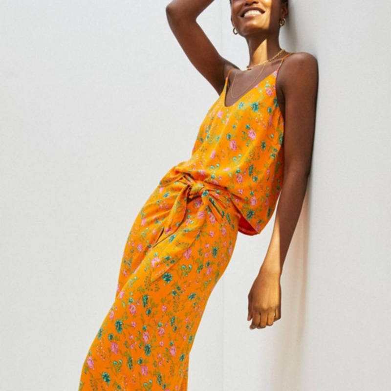 Sabia Wrap Midi Skirt