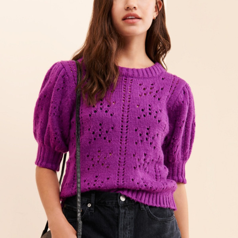 Brooke Puff Sleeve Sweater