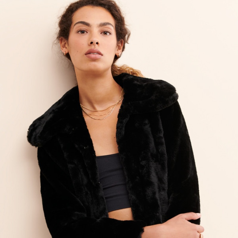 Classic Faux-Fur Jacket