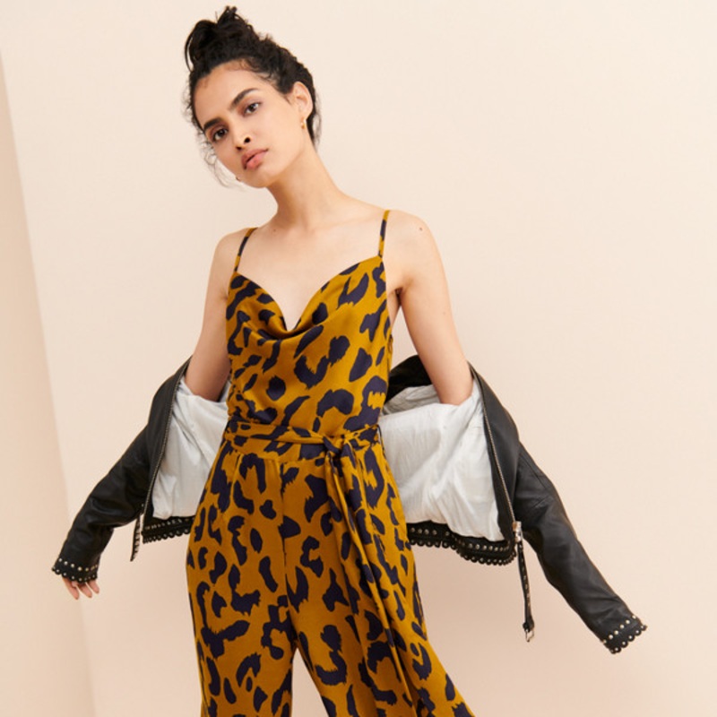 Leopard Print Jumpsuit