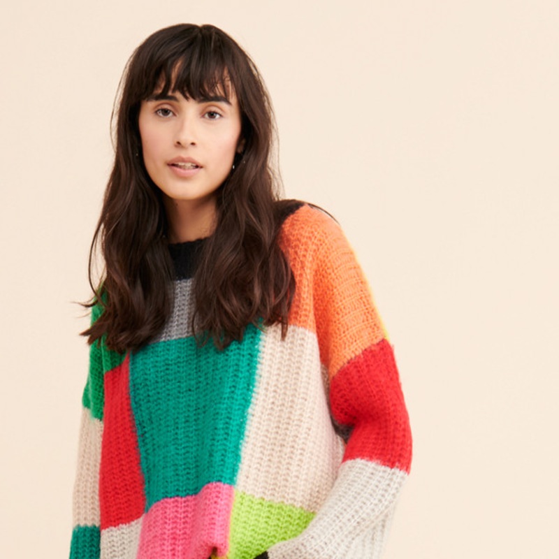 Colorblock Sweater