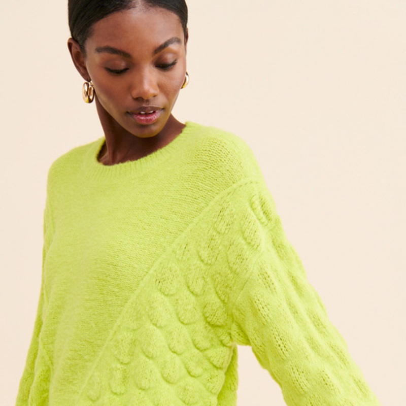 Textured Pattern Pullover