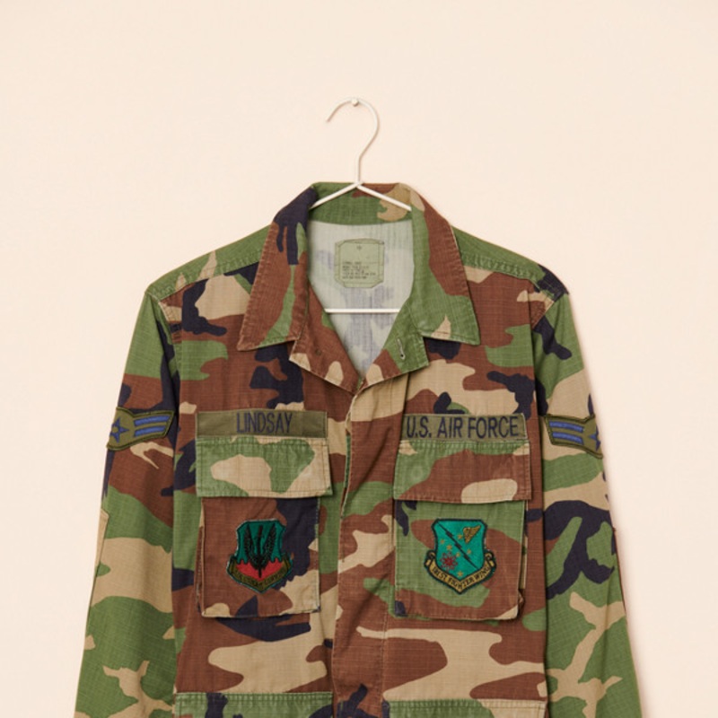Vintage ’80s Battle Dress Uniform Jacket